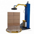 Mobile Electric Turntable Automatic Stretch Manual Top-platen Stretch Wrapping Machine /Pallet Wrapper